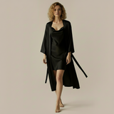 Premium Silkes Morgonrock