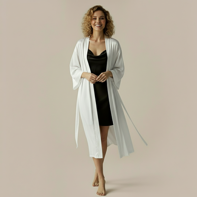 Premium Silkes Morgonrock