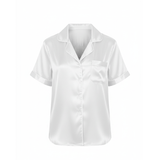 Premium kort Silk Pyjamas - 100% Silke.