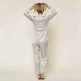 Premium lång Silk Pyjamas - 100% Silke.