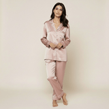 Premium lång Silk Pyjamas - 100% Silke.
