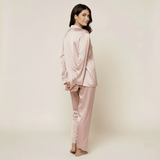 Premium lång Silk Pyjamas - 100% Silke.