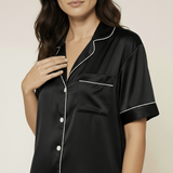 Premium Silk Kort Pyjamas - 100% Silke.