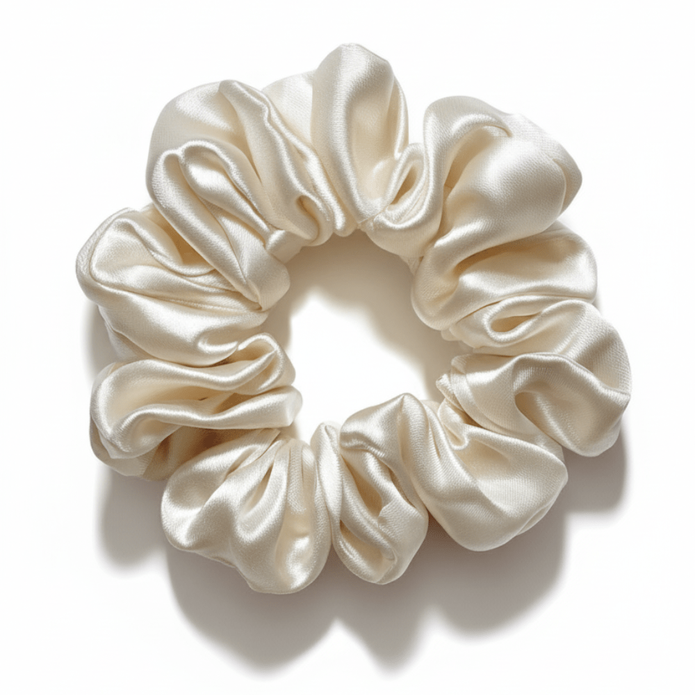 Premium Silk Scrunchie - 100% silke.