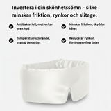 Premium Silk Ögonmask - 100% Silke.