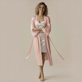 Premium Silkes Morgonrock - 100% Silke.