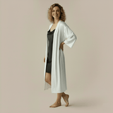 Premium Silkes Morgonrock - 100% Silke.